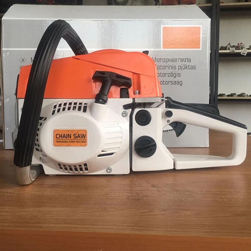 Sierra de cadena de gasolina de 20 pulgadas, placa guía, sierra jardín, carpintería, motosierra escobillas, motor de gasolina de 2 tiempos| Motosierras| - AliExpress