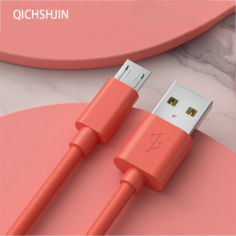 3A Micro USB Cable For Samsung J7 Xiaomi Android Mobile Phone Microusb Fast Charging Data Cord Liquid Silione Quick Charger Wire | Мобильные
