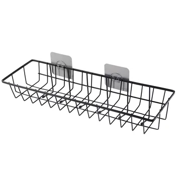 

House Kitchen Shelf Seasoning Shelf Household Iron Art Perforation-Free Wall-mounted Kitchenware Drain Shelf Storage Rack