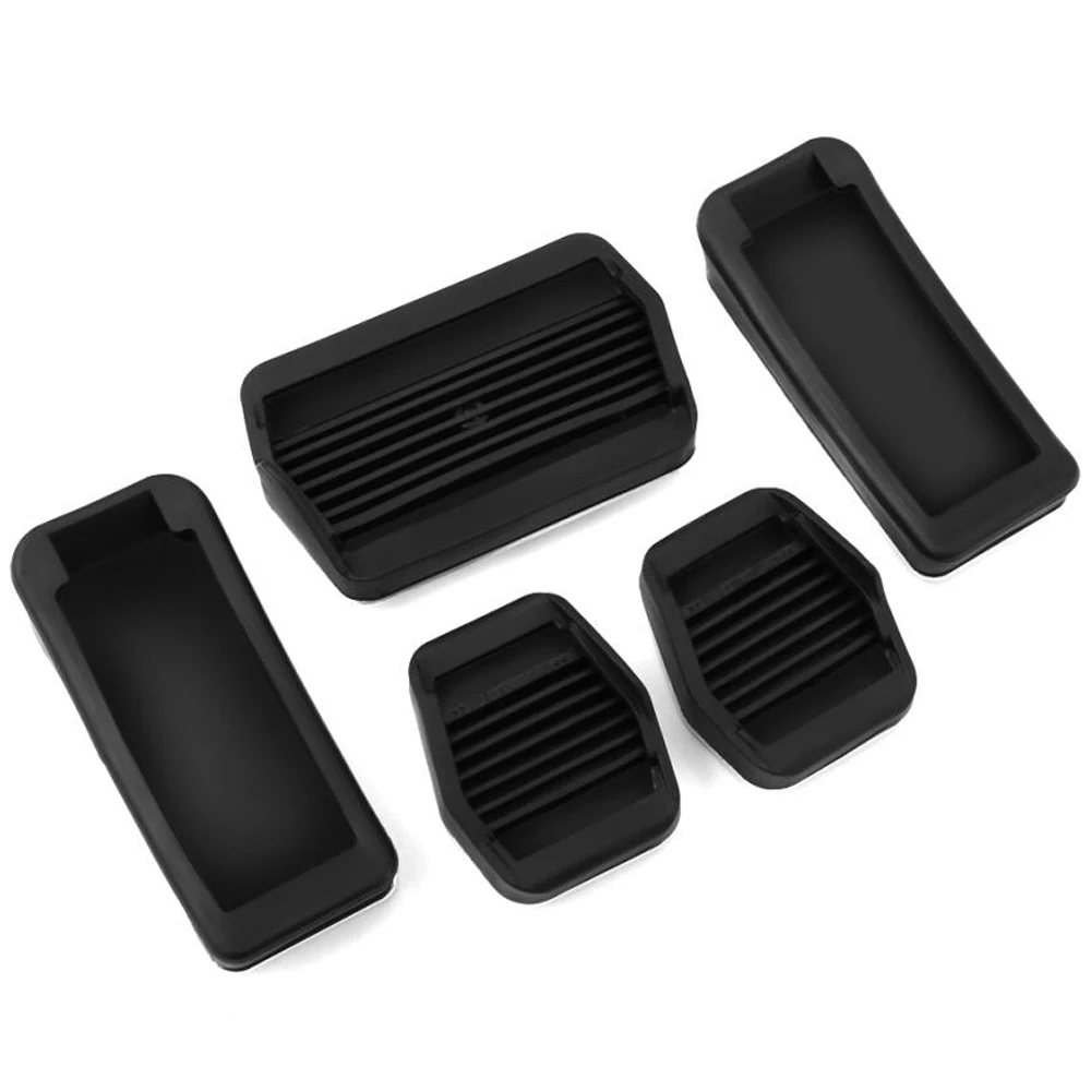 Car Pedals Stainless Car Pedals Covers for Ford Focus 2 3 4 MK2 MK3 MK4 Kuga Escape RS ST 2005- Clutch Gas Brake Pedal Set Pads