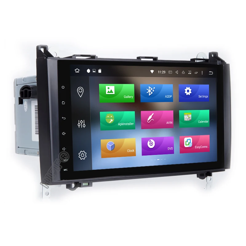 Top IPS New 9" Android 9.0 Car Stereo Head Unit GPS auto Radio For Mercedes Benz B200 W169 A160 Viano Vito 3G WIFI Touch Screen 3