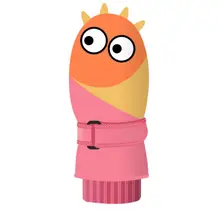 Детские теплые милые Мультяшные перчатки, снежный бой, снеговик, играющие вакуумные хлопковые и бархатные водонепроницаемые Нескользящие варежки