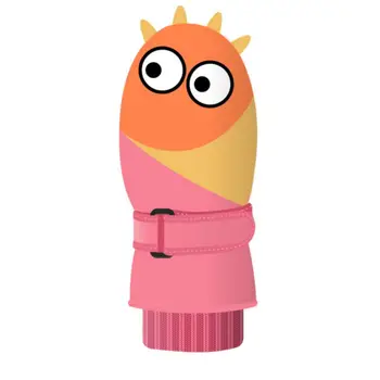 

Children Warm Cute Cartoon Gloves Snow Battle Snowman Playing Vacuum Cotton Plus Velvet Waterproof Non-Slip Mittens