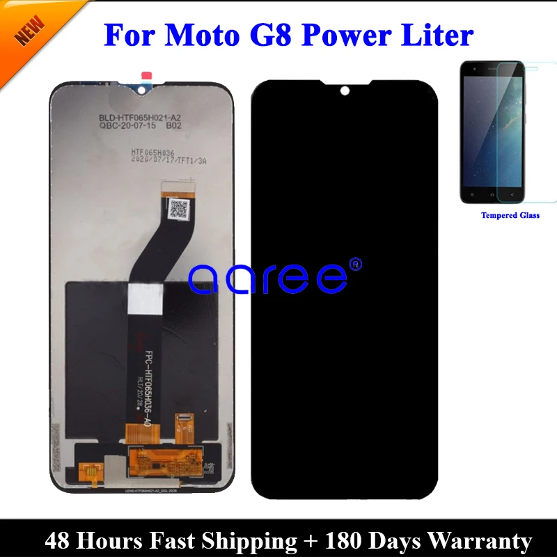 ЖК-дисплей для Moto G8 Power Lite с сенсорным экраном и дигитайзером в сборе оригинал |