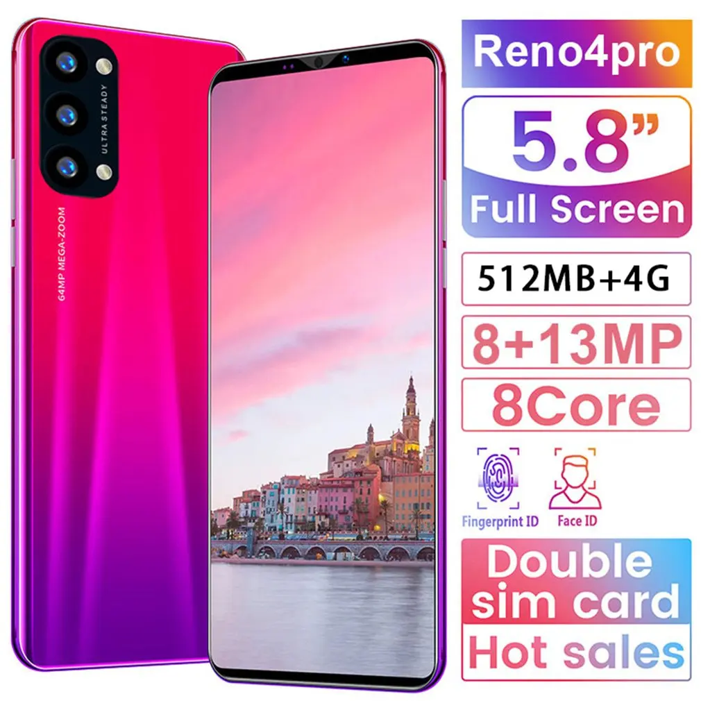 Reno4 Pro Smartphone 5.8 Inch Smartphone 512M+4G