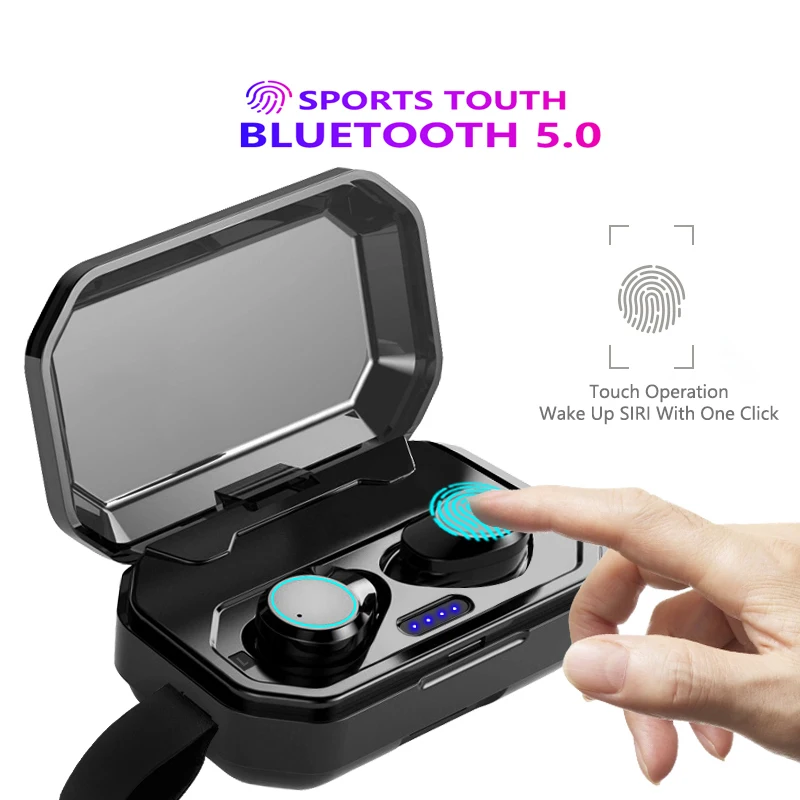X6 TWS Bluetooth наушники стерео HIFI бас объемный IPX6 Водонепроницаемый fone de ouvido bluetooth 3000
