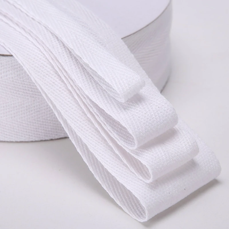 50 Yards Eco-Friendly Cotton Ribbon High Tenacity Belt Bag Lable Ribbon Sewing Tape Bias Binding DIY Crafts Accessories ribbon decoration ribbon supplies label tape sewing ribbon cotton ribbon cotton bias tape labeling ribbon label ribbon