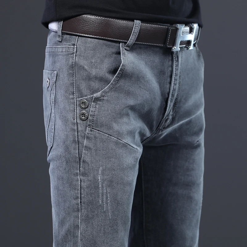 big size 2019 winter new plus size men's casual jeans brand clothing large size stretch denim jeans male gray slim feet pants big size 2019 winter new plus size men's casual jeans brand clothing large size stretch denim jeans male gray slim feet pants