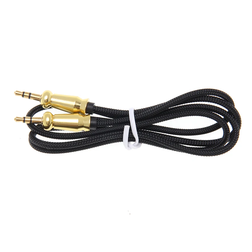 1M Stereo Audio Cable 3 5mm Male to Male Aux Cord Gold Plug Auxiliary Cables for Car Headphone PC Speaker MP3