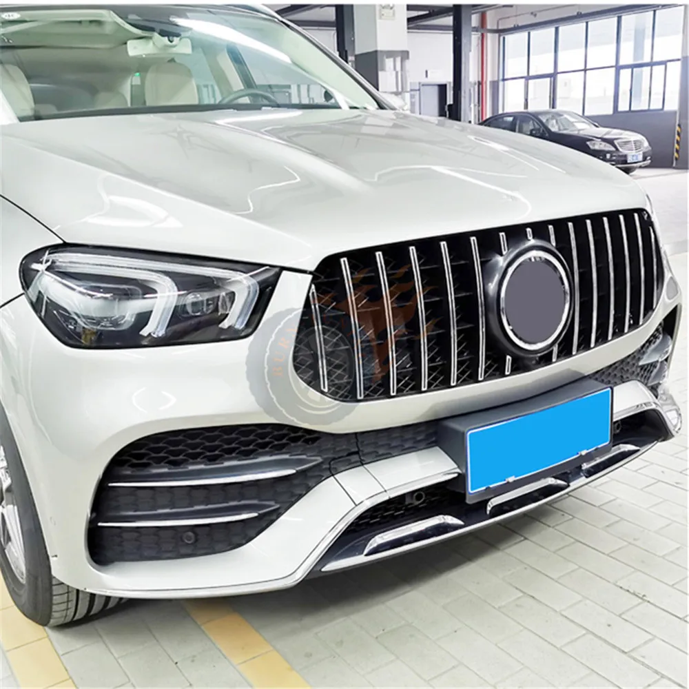 Сотовый гриль GT для Mercedes W167 GLE Class GLE300 GLE400 гриль+ передний бампер капот щит внедорожник Гонки Грили