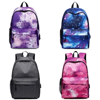 

Women Backpacks Usb Charging Canvas Backpack School Bags for Teenagers Boy Girls Large Capacity Travel Backpack Men Backpack