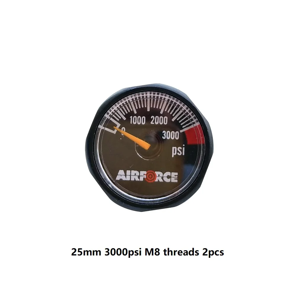 PCP Пейнтбольный пневматический пистолет винтовка манометр 2 шт. 5mpa/10mpa/20mpa/30mpa/40mpa/2000psi/3000psi мини микро манометр M8/M10 нити