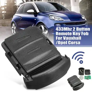 

Remote Car key with CR1220 Battery 2 Buttons 433 MHz For Vauxhall Meriva Corsa C for Opel AGILA Astra 5WK48669
