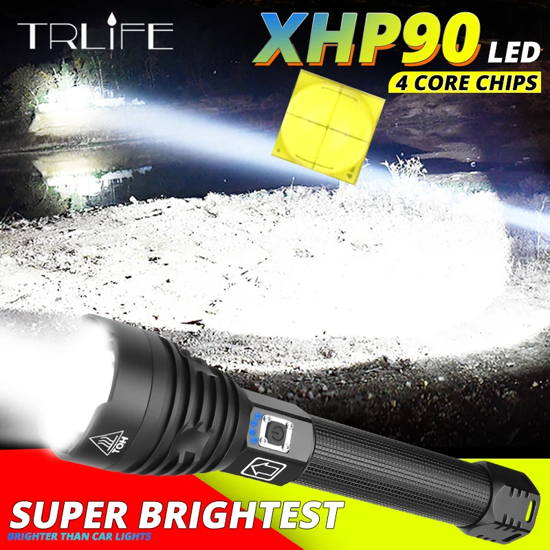 

Rechargeable COB LED Flashlight Work Light Strong Magnetic Rotation Hook Pen Flashlight Camping Mini Light Lamp Torch