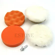 6 шт./компл. 5 ''высокое Валовое автомобильное средство для полирования Полировка буфера чистая восковая прокладка наборы