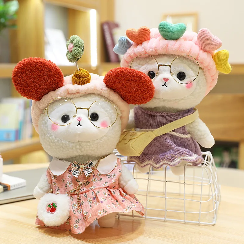 Kawaii Dressed Up Sheep Plush Doll (30cm) - Limited Edition