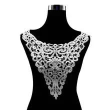 Emboidery воротник для шеи diy поддельные съемные воротники водорастворимые Женская бутоньерка трехмерные кружевные аксессуары