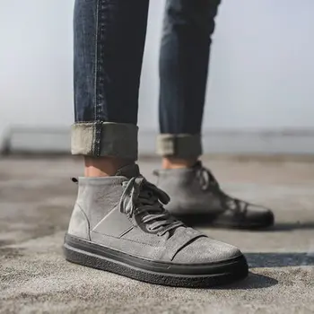 

High shoes men's shoes men's wild Martin boots Gaobang shoes in the men's shoes winter tide shoes casual shoes