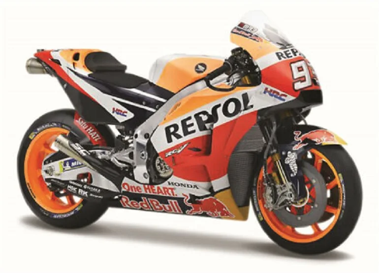 Мотоциклетный велосипед Maisto 1:18 2018 Honda Repsol #93 Марк маркер новая модель в коробке |