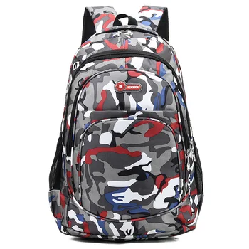 

2019 Camouflage Fashion Backpacks For Teenager Girls Boys School Backpack Kids book Bag Polyester School Bags mochila infantil