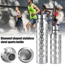 

1000ml Stainless Steel Large Capacity Water Sport Bottle Single-wall Sport Water Leak-Proof Sports Flask for Fitness Gym Camping