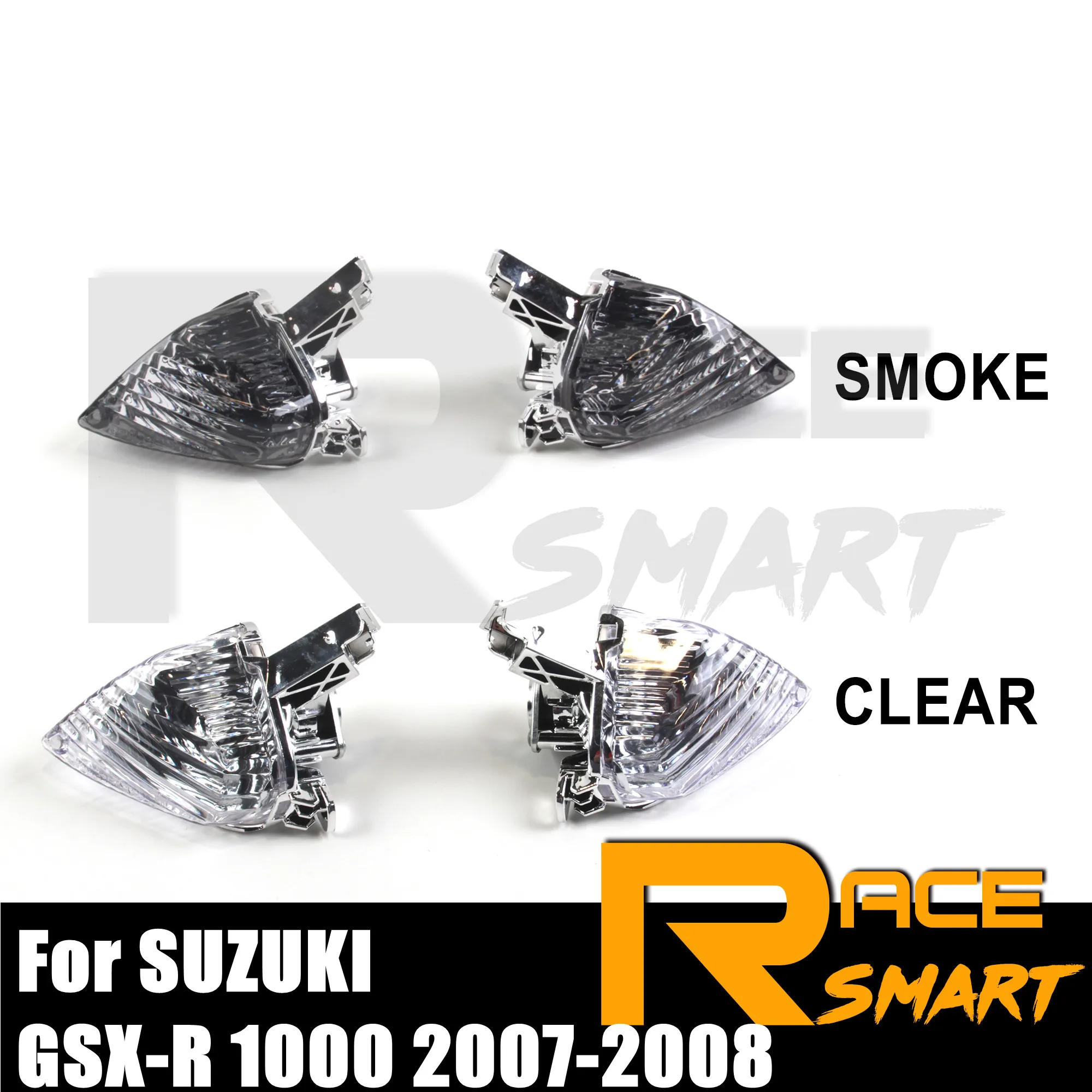 Per Suzuki Gsx-R 1000 2007-2008 1 Paia Moto Posteriore Indicatore Di Direzione Lente Copertura Della Cassa Gsx-R 1000 Gsxr1000 Gsxr-1000 Trasparente