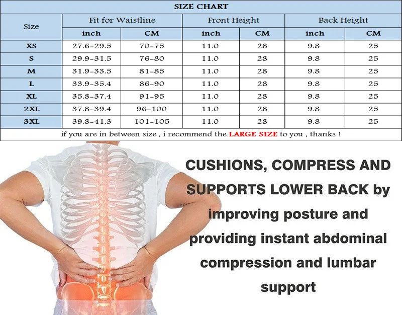 NINGMI Slimming Underwear for Men Waist Trainer Body Shaper Hot Shirt Gridle Neoprene Sauna Male Modeling Belt Weight Loss Strap (15)