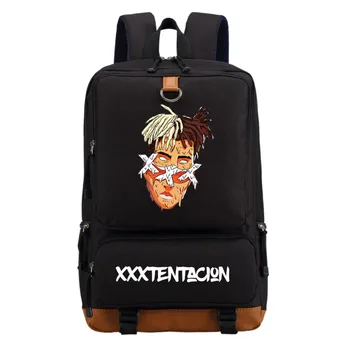 

New Rapper Xxxtentacion Backpack For Boys&Girls Shoulder Travel School Bag Bookbag For Teenagers Men Women Casual Laptop Bags