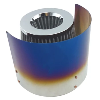 

Neo Racing Car Cold Air Intake Cone Sport Air Filter Cover Heat Shield for 2.5 Inch-5 Inch Neck