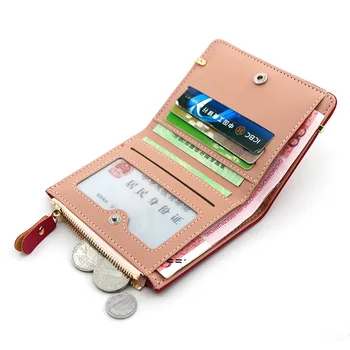 Women's Wallet Short Women Coin Purse Fashion Wallets For Woman Card Holder Small Ladies Wallet Female Hasp Mini Clutch For Girl 2