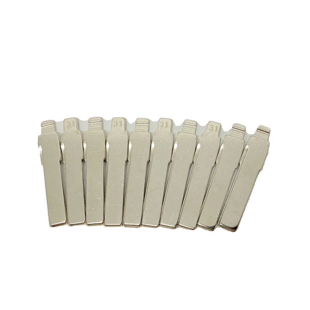 10-Pack Universal Car Key Blades - Type 31# KD Blank