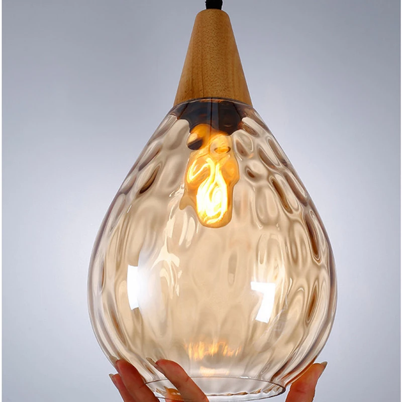 Современный Креативный Европейский стеклянный подвесной светильник E27 с 3