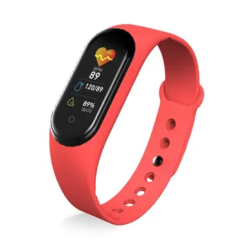 

M5 Color Screen Heart Rate Music Pedometer Smart Bracelet Gravity Sensor Pace Weather Forecast Incoming Call