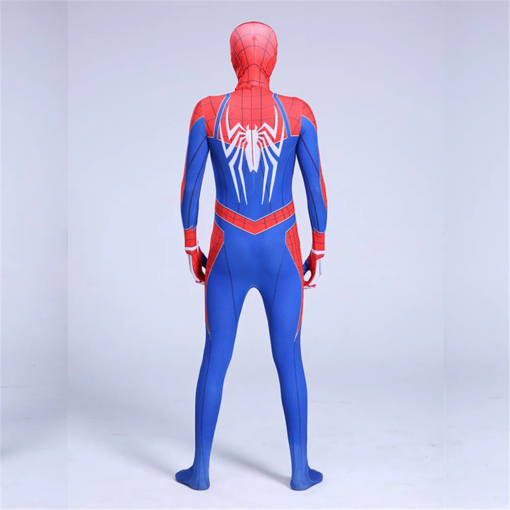Для взрослых и детей косплей PS4 INSOMNIAC Человек паук костюм комбинезон вечерние