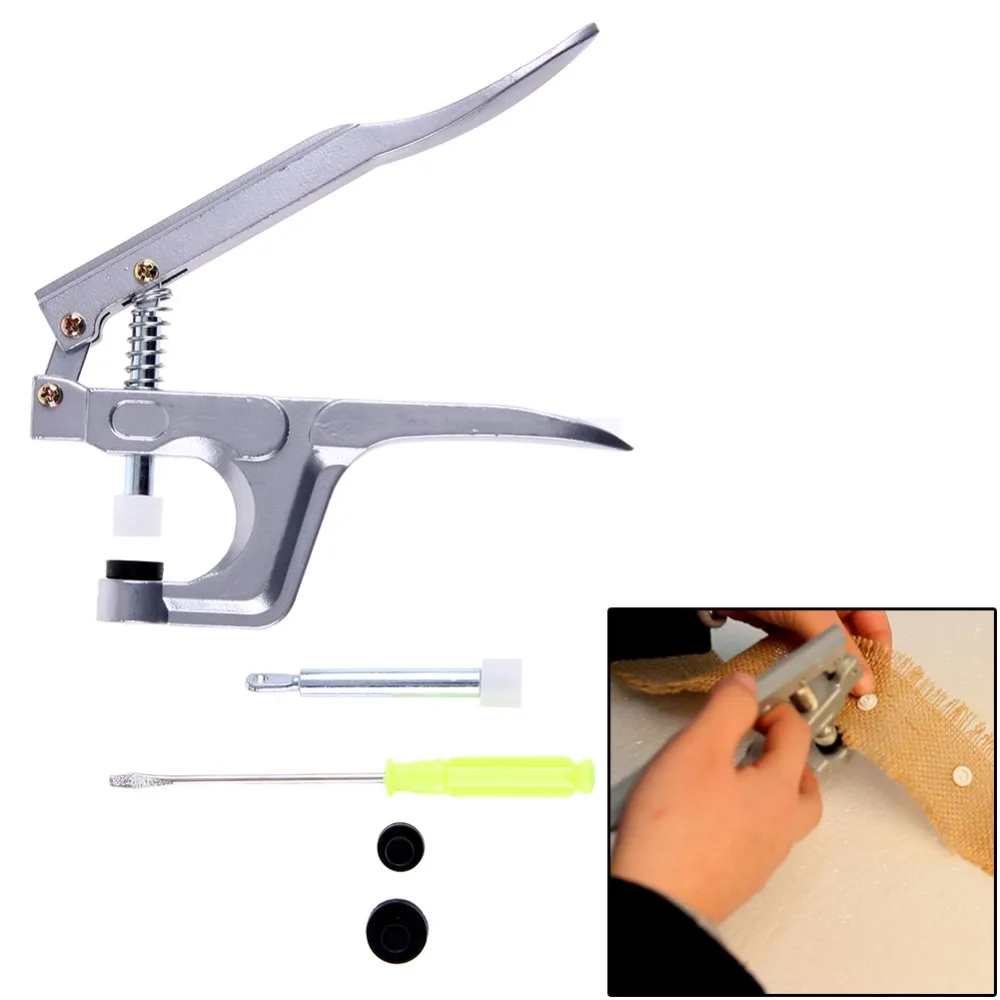U Shape Fastener Snap Pliers KAM Button + 150 set T5 Plastic Resin Snap Button Press Stud Cloth Button Press Machine Sewing Tool 5