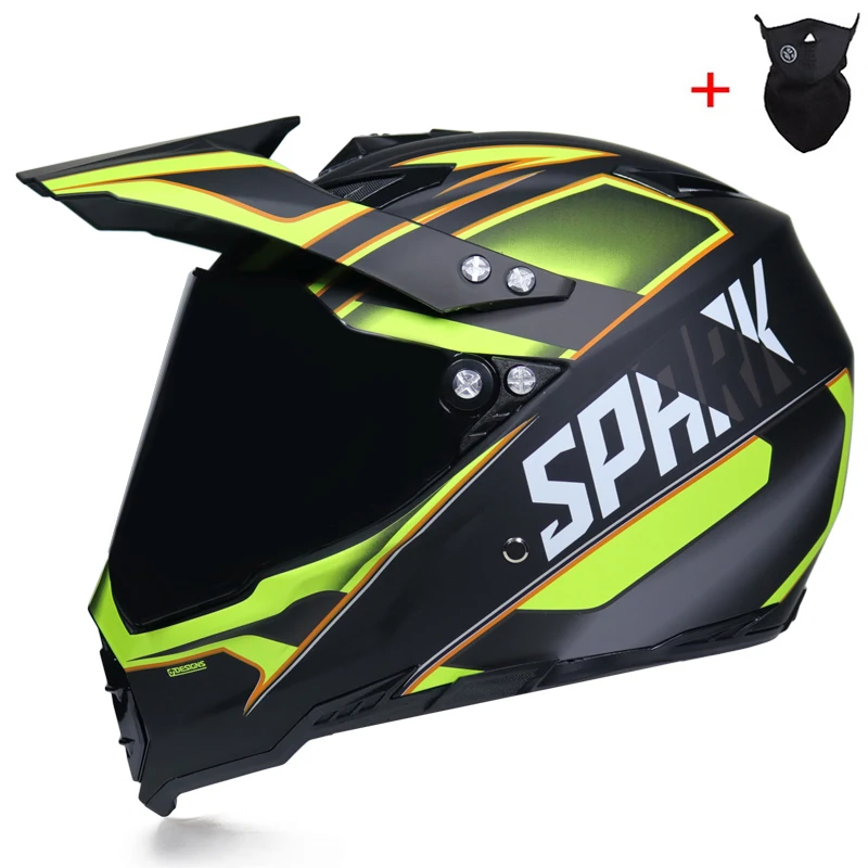 Профессиональные Шлемы для мотокросса, внедорожные мотоциклетные шлемы, шлемы для мотокросса, мотоциклетный шлем в горошек - Цвет: b1a