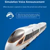 Four-speed Transmission Remote Control High-speed Rail 30Mins 114CM Voice Broadcast One Key Switch Door Simulation RC Train Toy 3