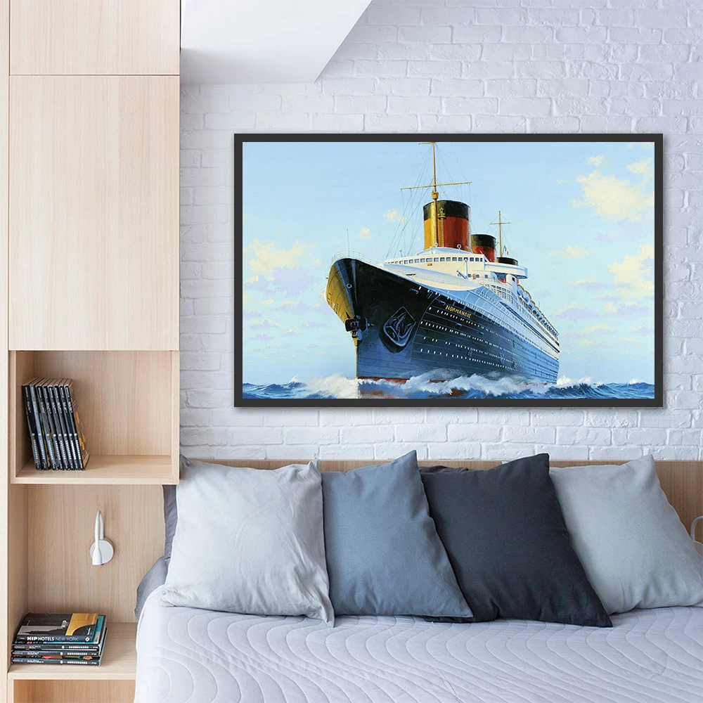 SummerDream Классическая корабль транспортировки по морю украшение для дома картина