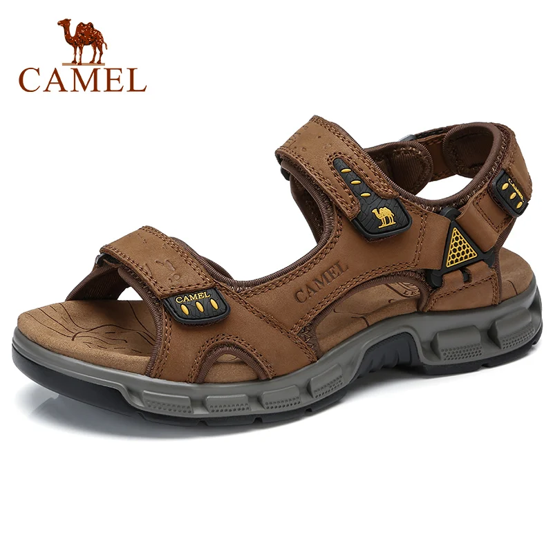 Сандалии CAMEL мужские для пляжа повседневные Модные эластичные легкие сандалии