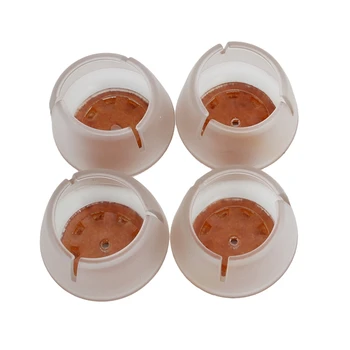 

Protection Floor Home Furniture Sofa Stool Non-slip Chair Legs Cover Transparent Felt Silicone Table Mat Multiple Chair Foot Pad