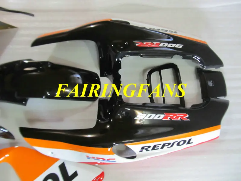 Изготовленный На Заказ обтекатель комплект для HONDA CBR900RR 893 96 97 CBR 900 RR CBR 900 RR CBR 900 1996 1997 красный orange Обтекатели на кузов+ подарки HN11