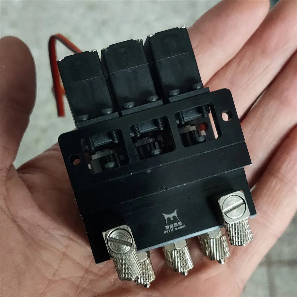 

For 1/14 Excavator TAMIYA Trailer Truck Tipper Loader RC Car Accessories 3CH Hydraulic Reversing Valve