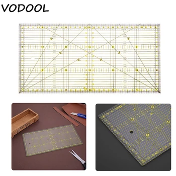 

30*15cm Multi-purpose Cloth Patchwork Aligned Sewing Ruler DIY Garment Design Grid Cutting Craft Scale Rule Drawing Tools Ruler