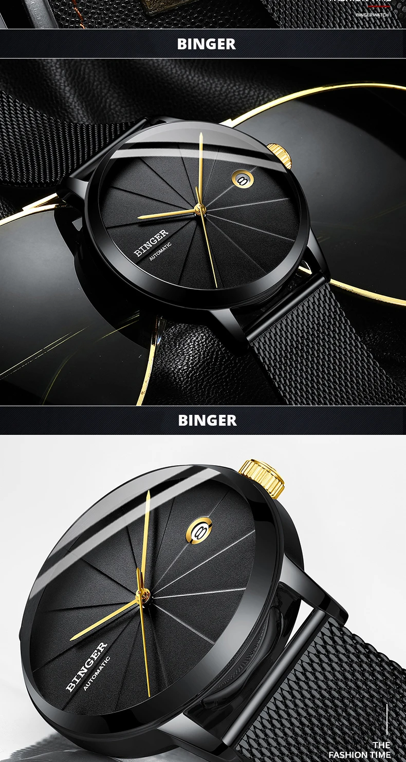 Высокое качество швейцарские BINGER для мужчин s часы лучший бренд класса люкс автоматические механические часы для мужчин водонепроницаемые спортивные часы Montre Homme