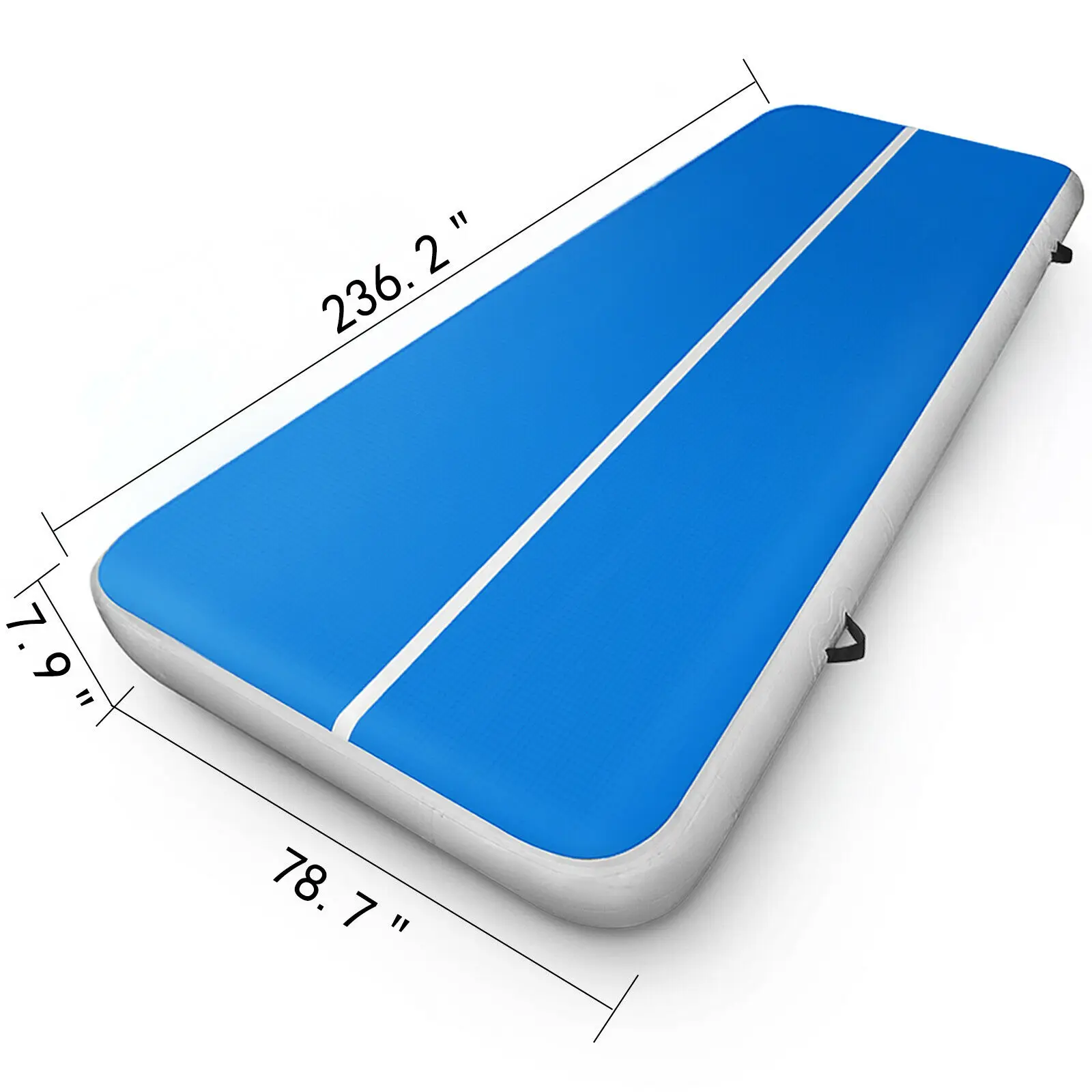 

6x20FT Airtrack Air Runway Floor Household Inflatable Gymnastics Mat 8 Inch Thick Quick Inflatable Gift Pump