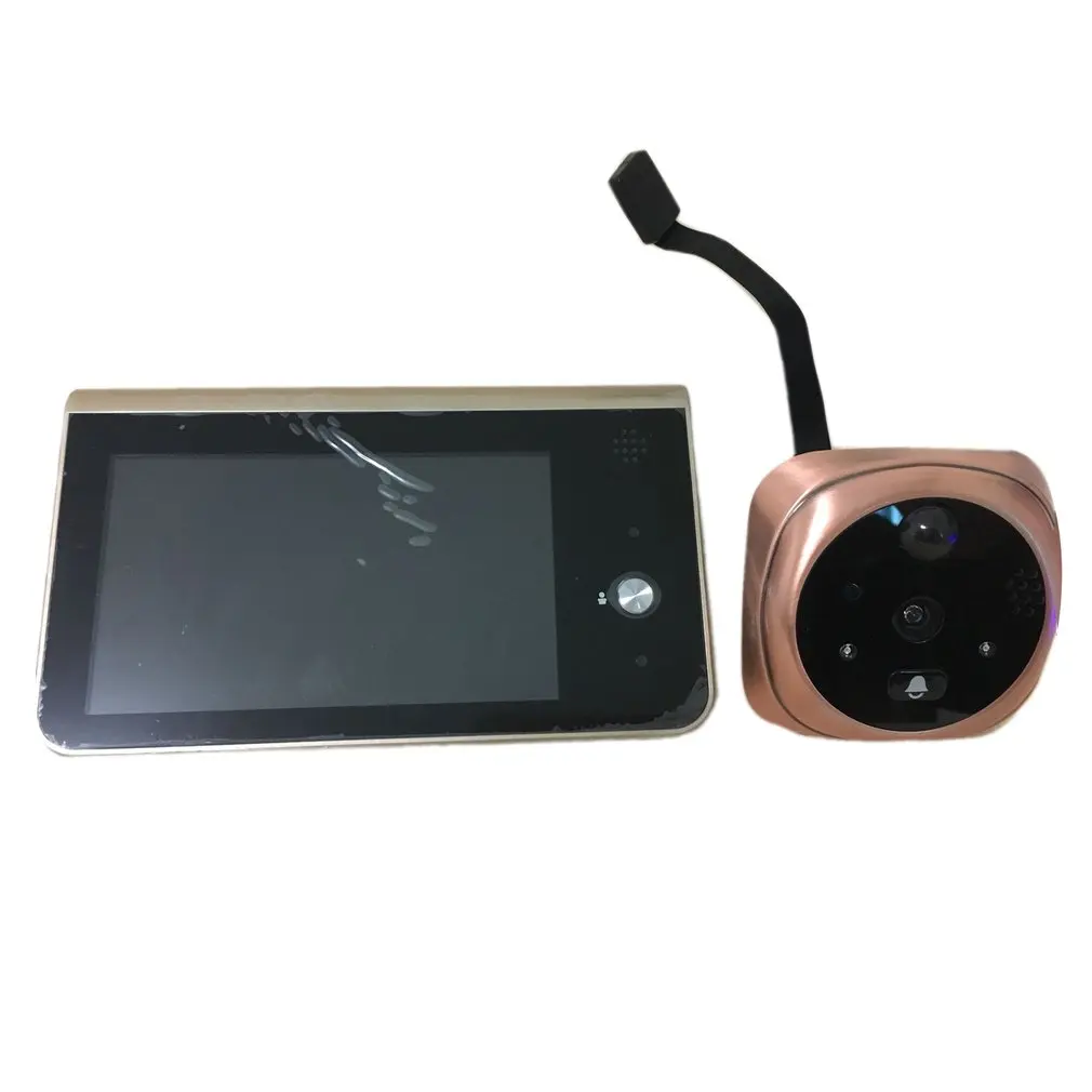 

Wifi 4.3 inch visible home cat eye doorbell smartphone intercom Video anti-theft surveillance bell