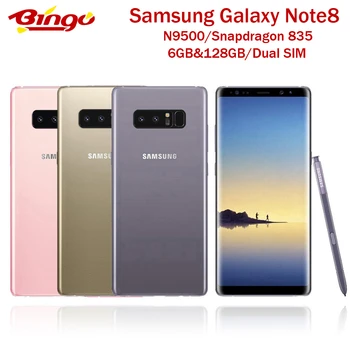 

Samsung Galaxy Note8 N9500 128G Note 8 Dual SIM Unlocked LTE Phone Snapdragon 835 Octa Core 6.3" Dual 12MP 6GB&128GB NFC