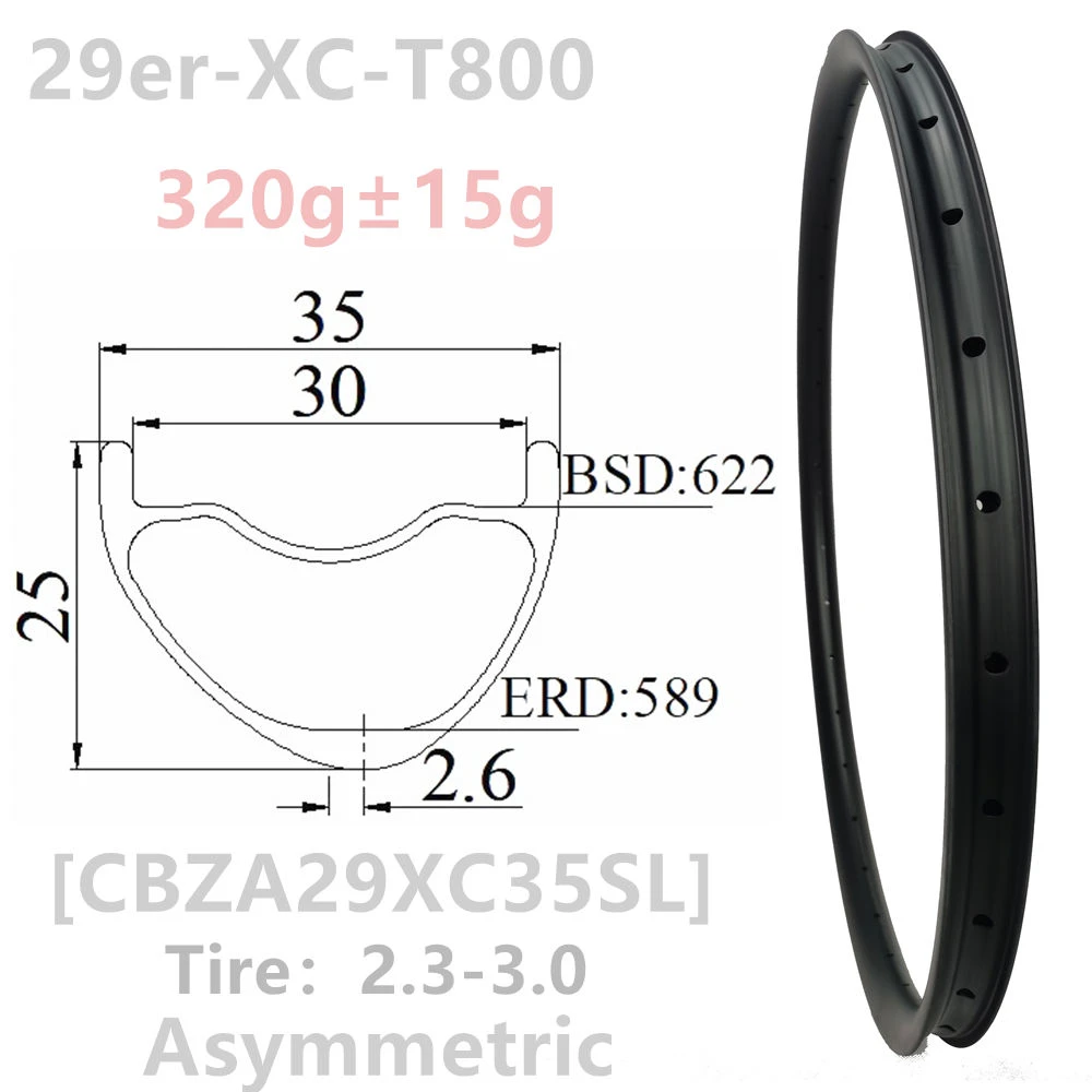 Xc rim width Clearance