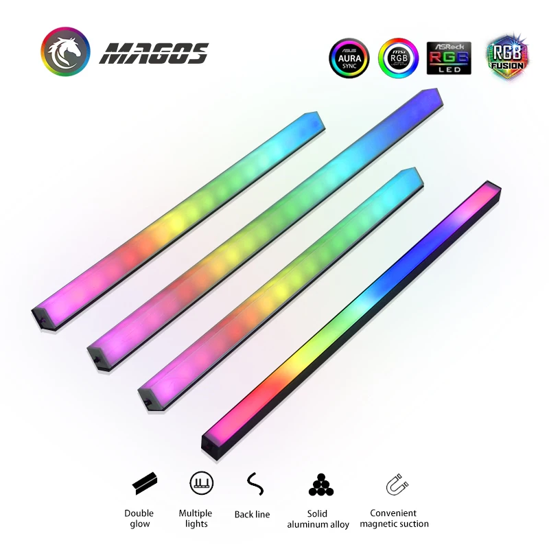 Symphony PC RGB Lighting Strip  Chassis Magnetic D-RGB Strip 40CM Pollution Atmosphere 5V ASUS AURA SYNC