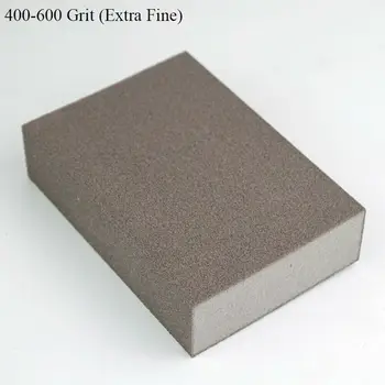 

4pcs Abrasive Sponge Block Sandpaper Polishing Pad Coars-Super Fine Plastic
